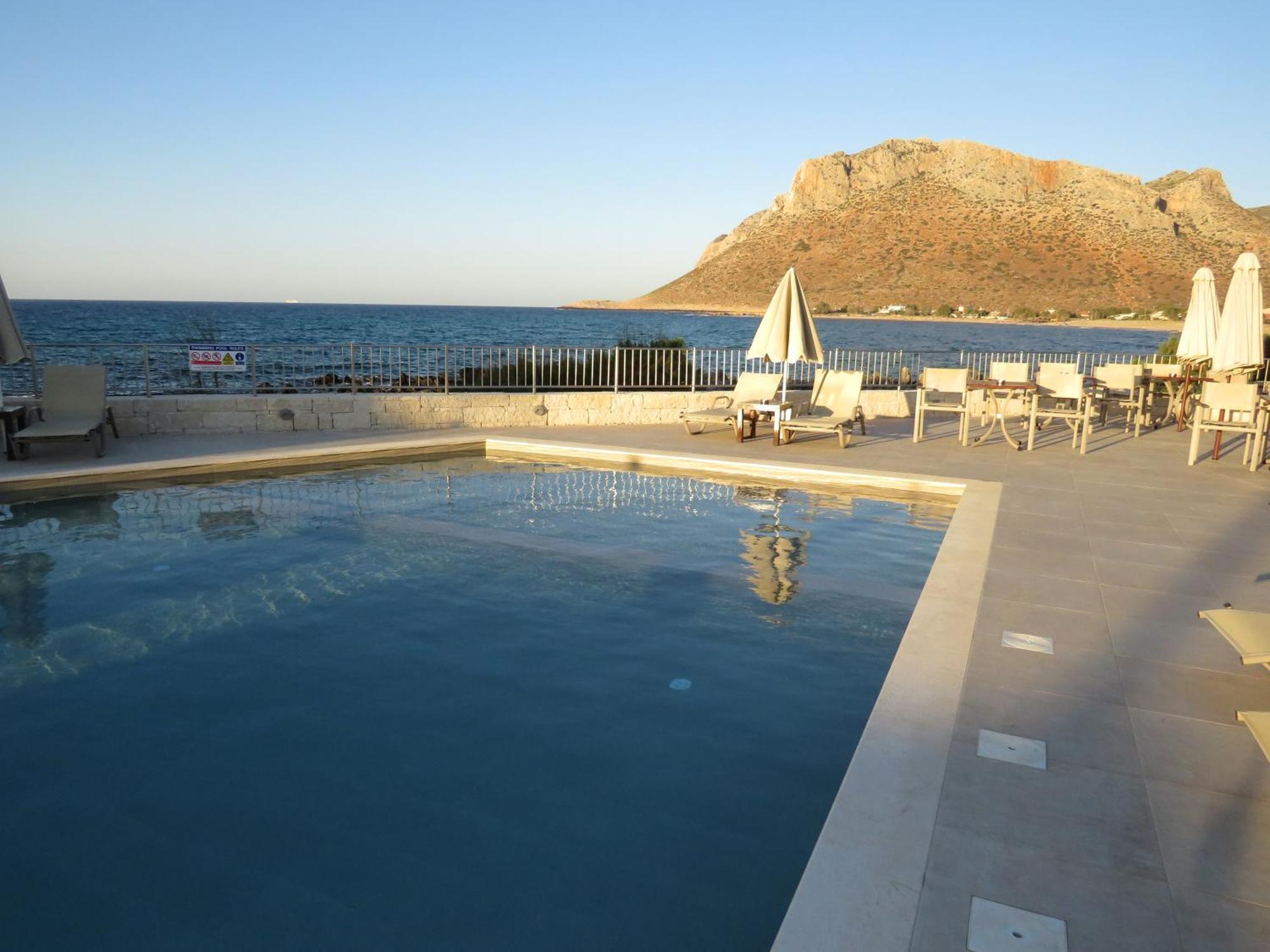 Blue Beach Villas Apartments Stavros  Luaran gambar